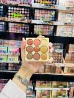 Palette de Fards à Paupières – 9 Teintes Intenses