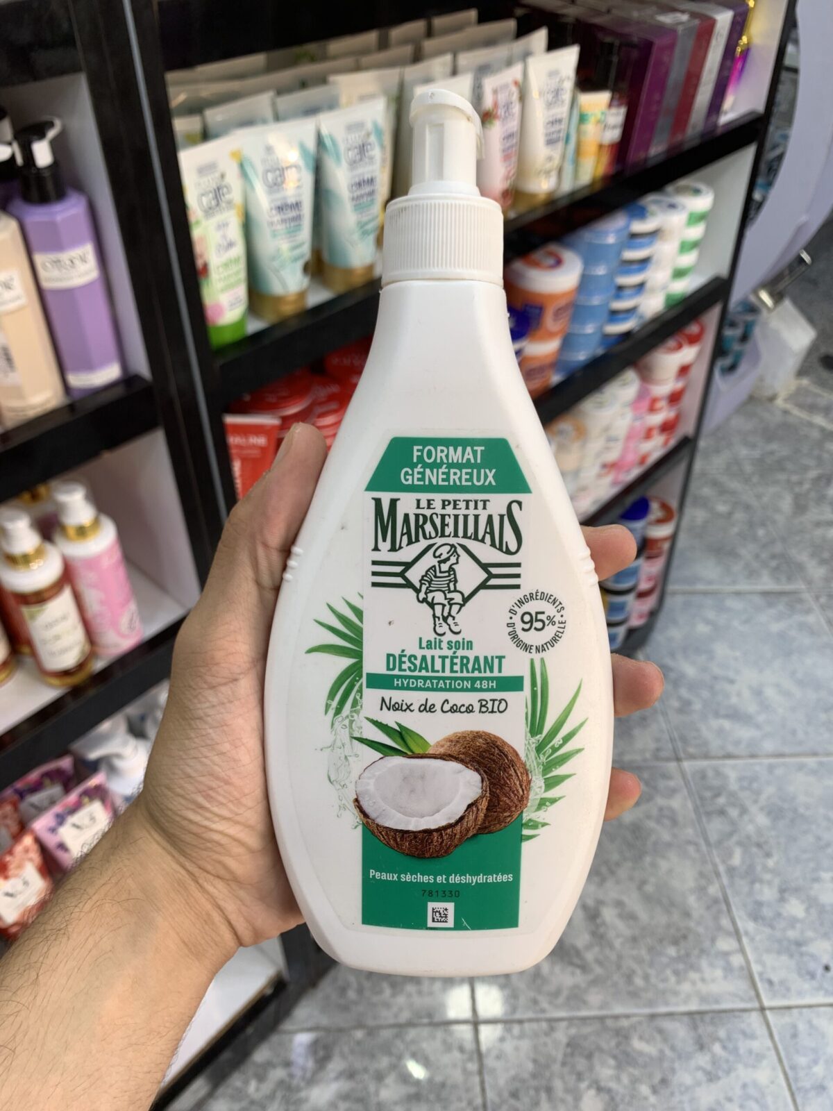 Le Petit Marseillais – Lait Soin Désaltérant (Noix de Coco BIO) – Image 1