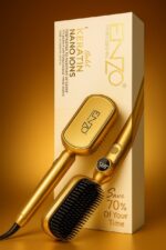 ENZO Electric Hair Straightening Brushes – Image 6