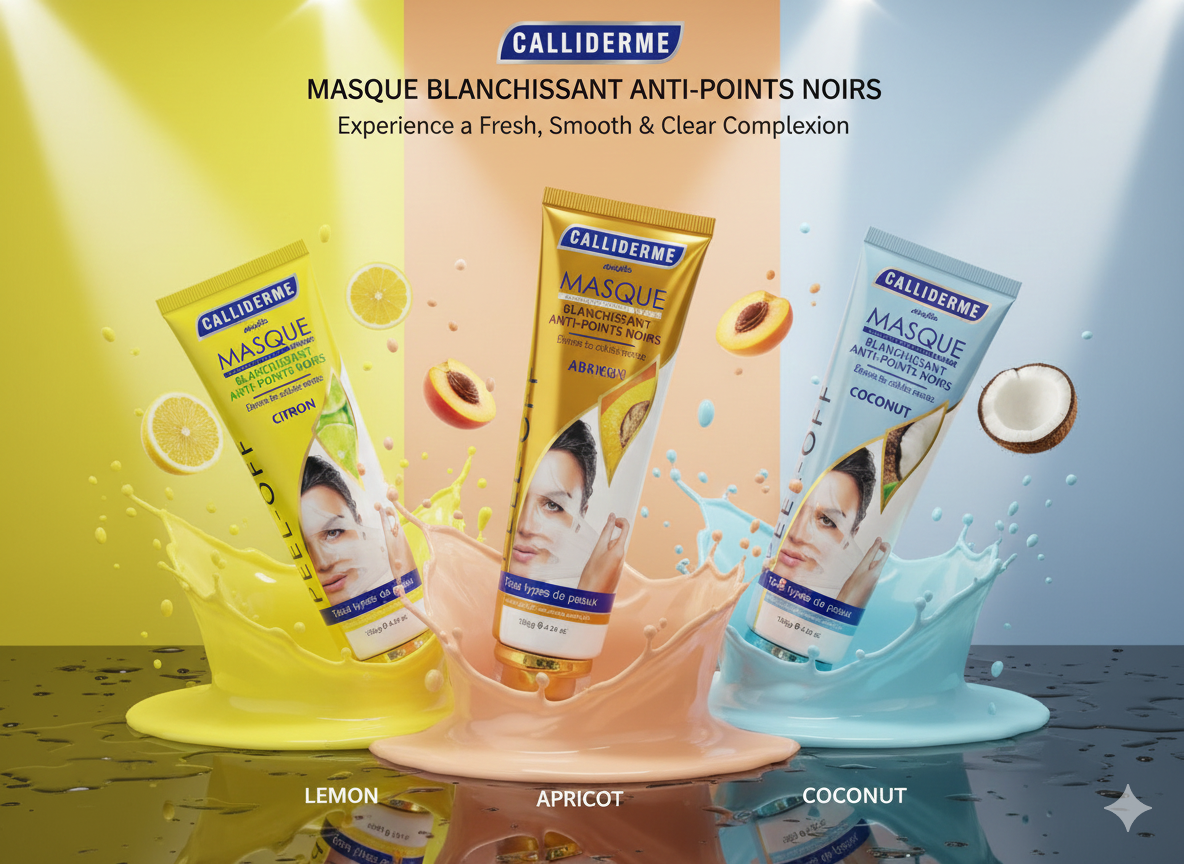 Gemini_Generated_Image_ffgd6cffgd6cffgd ✨ CALLIDERME – Masques Visage Blanchissants Anti-Points Noirs | 120g ✨ – Image 1