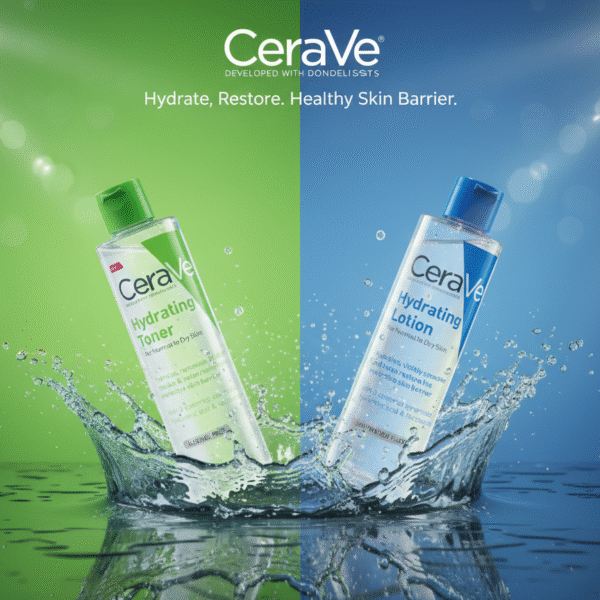 CeraVe – Hydrating Lotion & Hydrating Toner