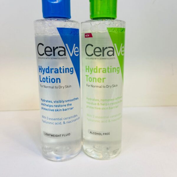 CeraVe – Hydrating Lotion & Hydrating Toner