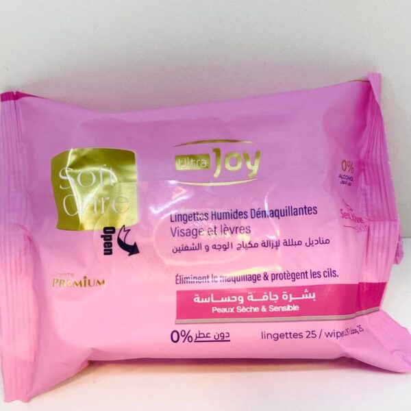 Lingettes démaquillante Ultra Joy