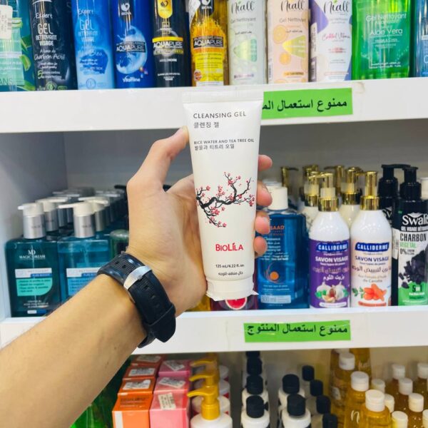 Gel Nettoyant Biolila - Eau de Riz & Huile de Thé Vert