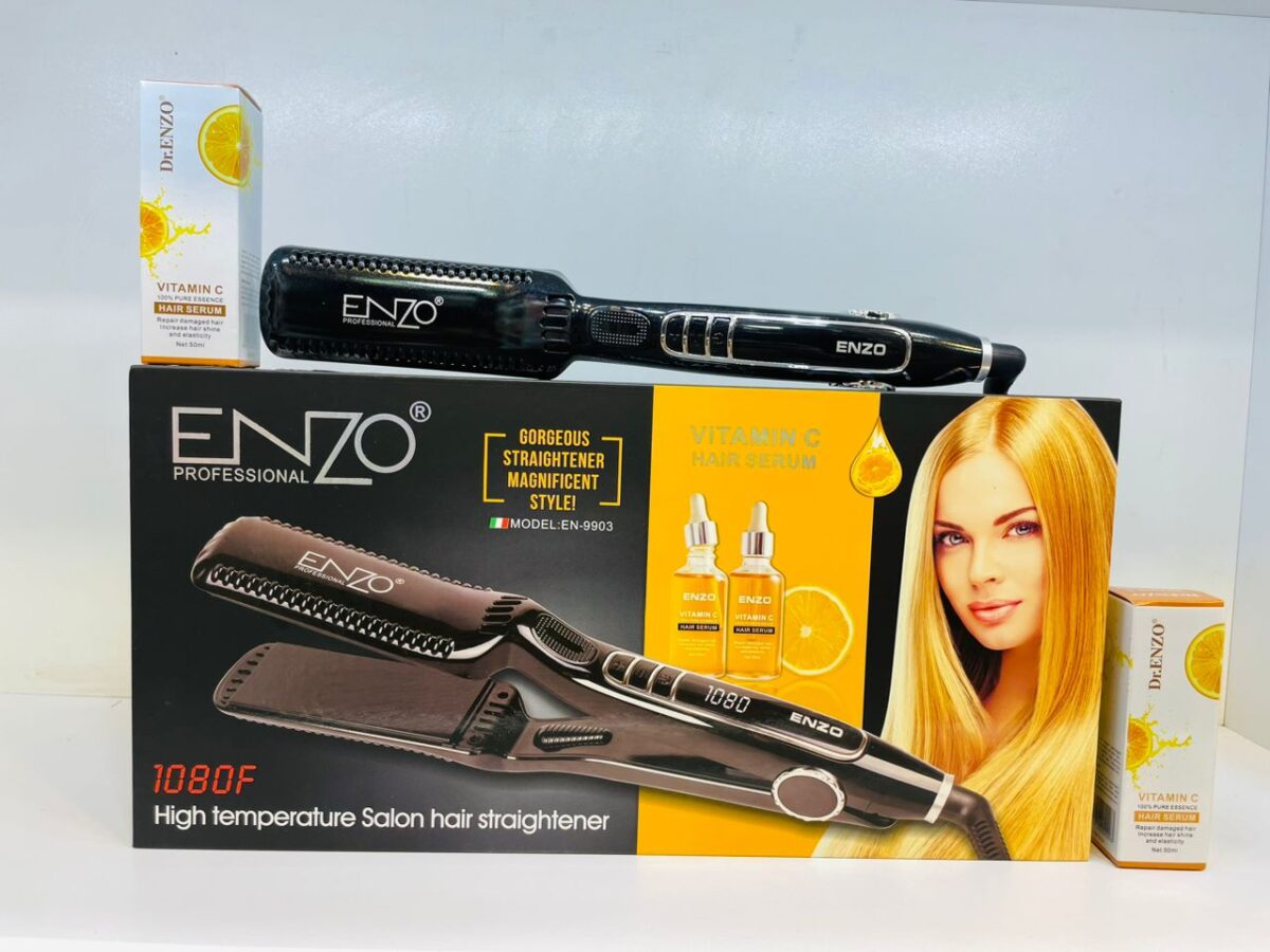 ENZO Professional – Lisseur de cheveux & Sérum à la vitamine C – Image 2