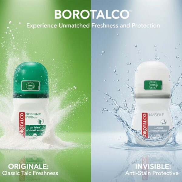 Stick roll on Borotalco